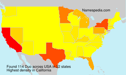 Surname Duo in USA Surname Duo in USA