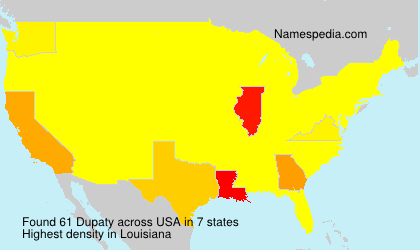 Surname Dupaty in USA Surname Dupaty in USA