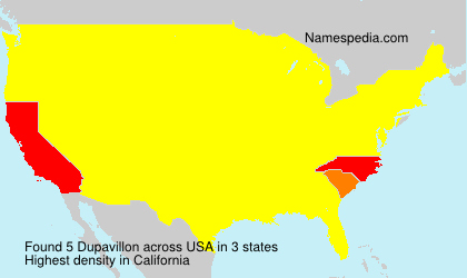 Surname Dupavillon in USA Surname Dupavillon in USA