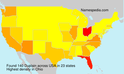Surname Duplain in USA Surname Duplain in USA