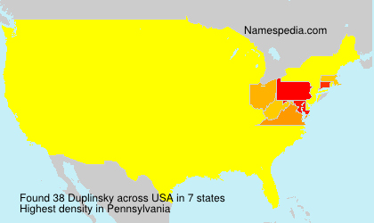 Surname Duplinsky in USA Surname Duplinsky in USA