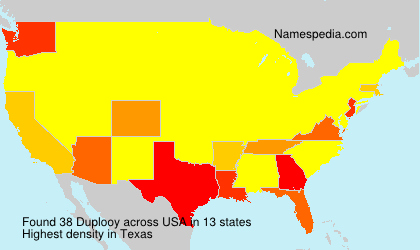 Surname Duplooy in USA Surname Duplooy in USA