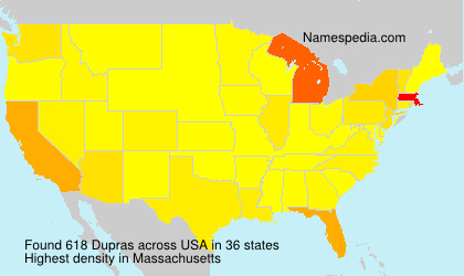 Surname Dupras in USA Surname Dupras in USA