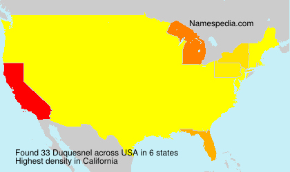 Surname Duquesnel in USA Surname Duquesnel in USA