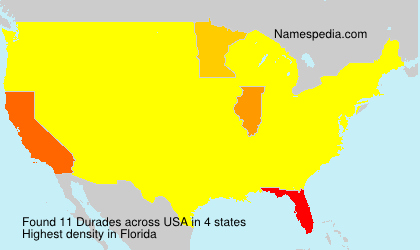 Surname Durades in USA Surname Durades in USA