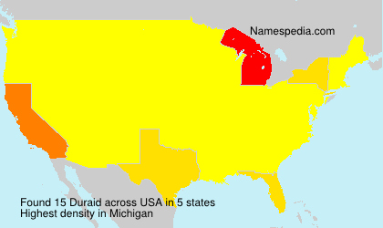 Surname Duraid in USA Surname Duraid in USA