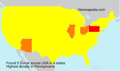 Surname Durcik in USA Surname Durcik in USA