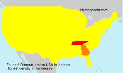 Surname Dureaux in USA Surname Dureaux in USA