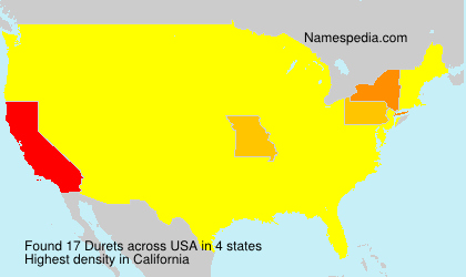 Surname Durets in USA Surname Durets in USA