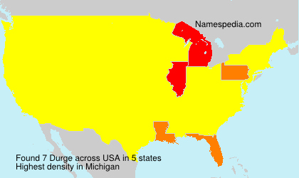 Surname Durge in USA Surname Durge in USA