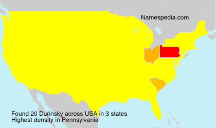 Surname Durinsky in USA Surname Durinsky in USA