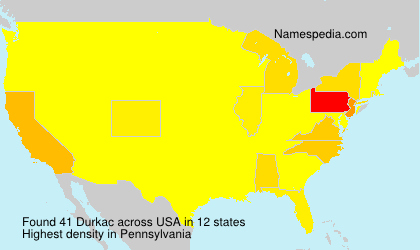 Surname Durkac in USA Surname Durkac in USA