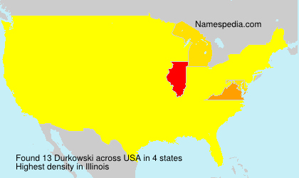 Surname Durkowski in USA Surname Durkowski in USA