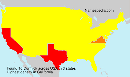 Surname Durmick in USA Surname Durmick in USA