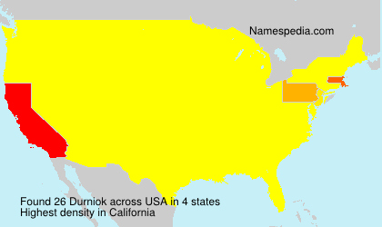 Surname Durniok in USA Surname Durniok in USA