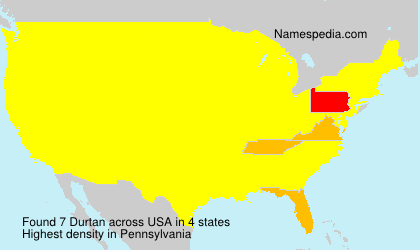 Surname Durtan in USA Surname Durtan in USA