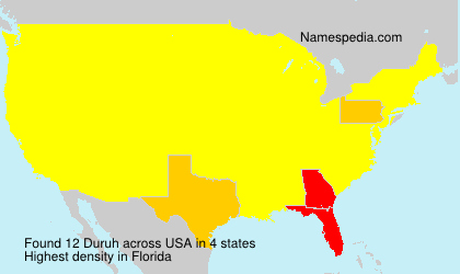 Surname Duruh in USA Surname Duruh in USA