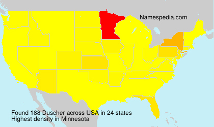 Surname Duscher in USA Surname Duscher in USA