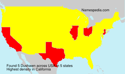 Surname Dushawn in USA