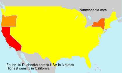 Surname Dushenko in USA Surname Dushenko in USA
