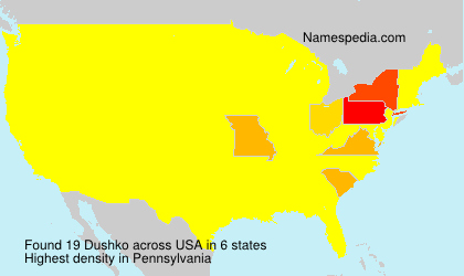 Surname Dushko in USA Surname Dushko in USA