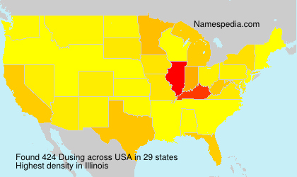 Surname Dusing in USA Surname Dusing in USA