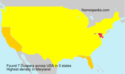 Surname Duspara in USA Surname Duspara in USA