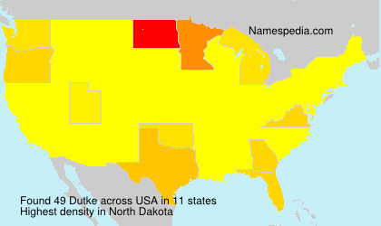 Surname Dutke in USA Surname Dutke in USA