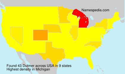 Surname Dutmer in USA Surname Dutmer in USA