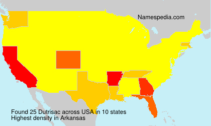 Surname Dutrisac in USA Surname Dutrisac in USA