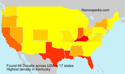 Surname Duvalle in USA Surname Duvalle in USA