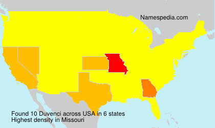 Surname Duvenci in USA Surname Duvenci in USA