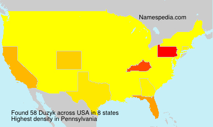 Surname Duzyk in USA Surname Duzyk in USA