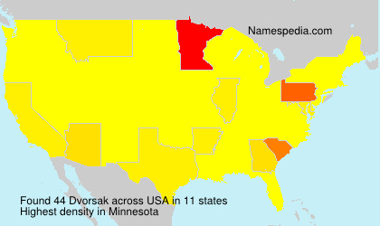 Surname Dvorsak in USA Surname Dvorsak in USA