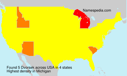 Surname Dvorsek in USA Surname Dvorsek in USA