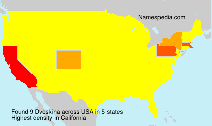 Surname Dvoskina in USA Surname Dvoskina in USA