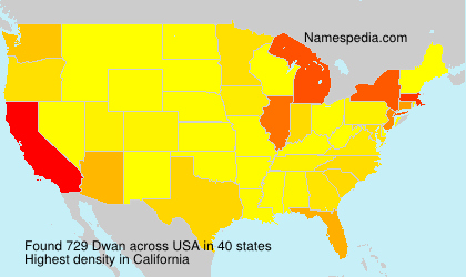 Surname Dwan in USA Surname Dwan in USA