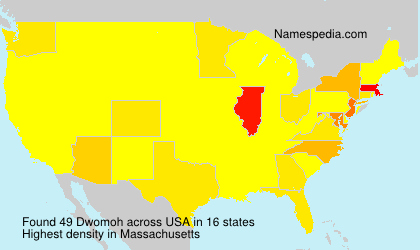 Surname Dwomoh in USA Surname Dwomoh in USA