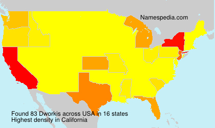 Surname Dworkis in USA Surname Dworkis in USA