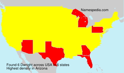 Surname Dwright in USA Surname Dwright in USA