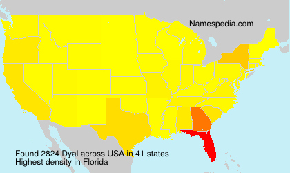 Surname Dyal in USA Surname Dyal in USA