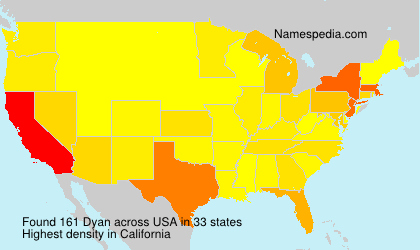 Surname Dyan in USA Surname Dyan in USA