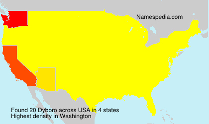 Surname Dybbro in USA