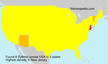 Surname Dybfest in USA Surname Dybfest in USA