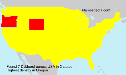Surname Dykhorst in USA Surname Dykhorst in USA