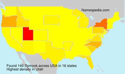 Surname Dymock in USA Surname Dymock in USA