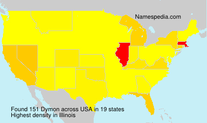 Surname Dymon in USA Surname Dymon in USA