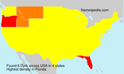 Surname Dyrk in USA Surname Dyrk in USA