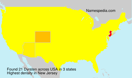 Surname Dyrsten in USA Surname Dyrsten in USA