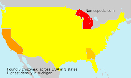 Surname Dyszynski in USA Surname Dyszynski in USA